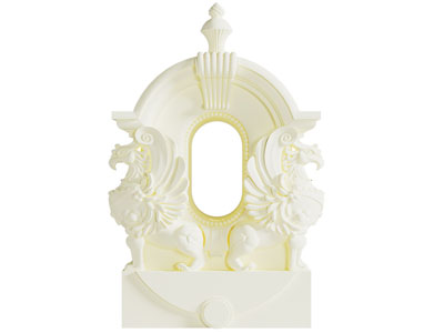 欧式雕花装饰构件3d模型 欧式雕花装饰构件