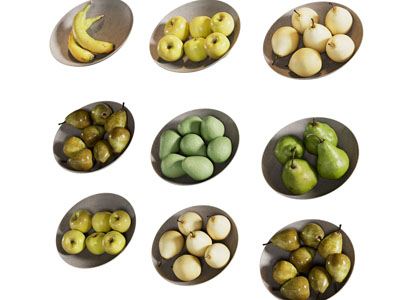 现代香蕉 苹果 梨水果食物