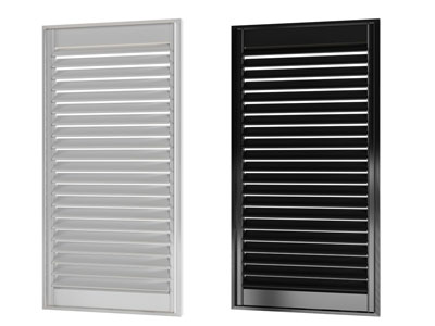 现代实木百叶窗户3d模型 现代实木百叶窗户