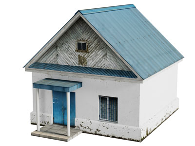 现代房屋 平房 建筑住宅 旧房子3d模型 现代房屋 平房 建筑住宅 旧房子