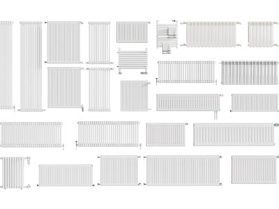 现代暖气管 暖气片 小背篓3d模型 现代暖气管 暖气片 小背篓