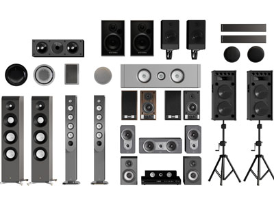 现代立式 支架音响 功放 扩音器3d模型 现代立式 支架音响 功放 扩音器