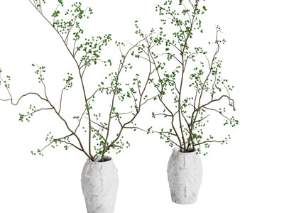 现代花瓶花卉摆件组合