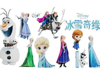 现代冰雪奇缘卡通动漫游戏影视角色