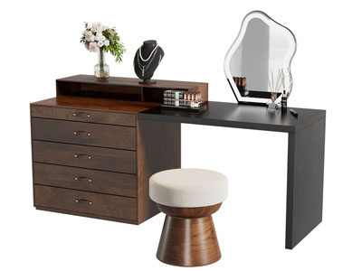 现代中古风化妆 梳妆台