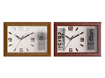 现代电子日历钟表 墙饰