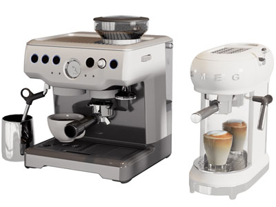 现代咖啡机 厨房电器