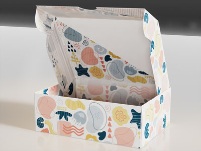 现代印花纸盒 鞋盒 包装盒