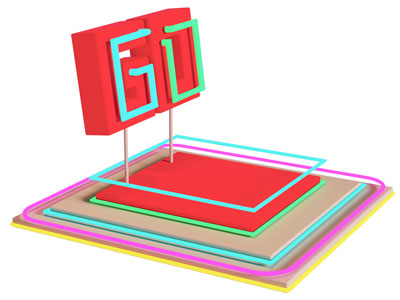 现代电商场景美陈