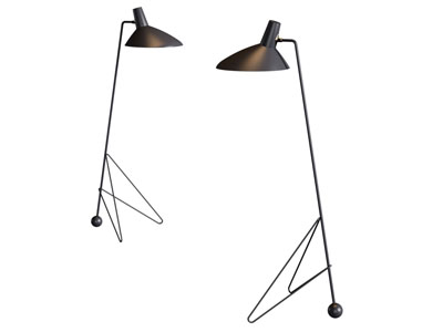 现代金属落地灯