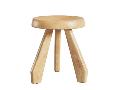 现代圆形木凳子