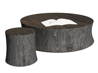 现代圆形茶几边几