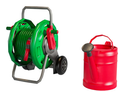 现代高压浇水管 花园高压水枪 浇水壶