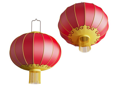 新中式灯笼 挂件