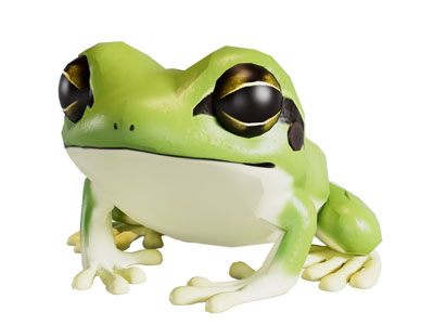 现代卡通青蛙摆件组合