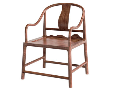 新中式扶手椅子 休闲椅子