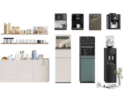 现代饮水机 茶吧机 直饮机 茶具杯子