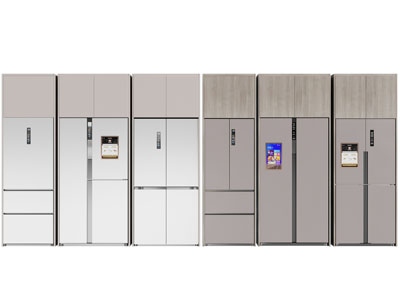 现代电冰箱 高柜