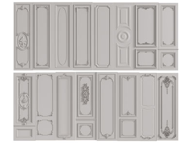 欧式雕花护墙板