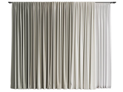 现代窗帘窗纱3d模型 现代窗帘窗纱