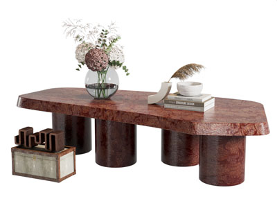 侘寂风不规则茶几