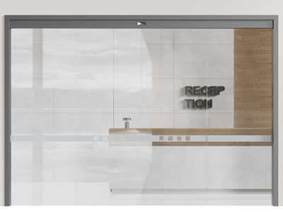 现代电动门 感应门 玻璃门 大门