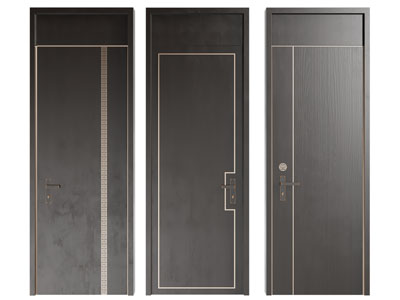 新中式木门 平开门 房门