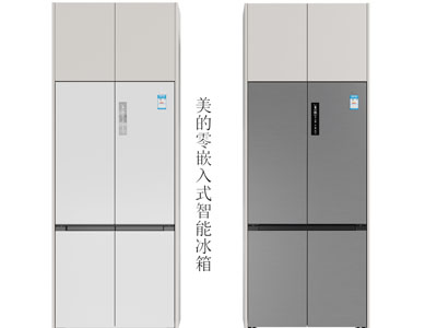 现代嵌入式冰箱柜 高柜