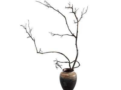 新中式陶艺花瓶枯枝摆件