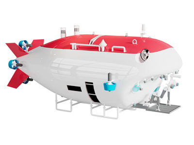 现代潜水艇 蛟龙号潜艇