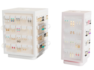 现代耳环 耳坠饰品 珠宝首饰展台 展架