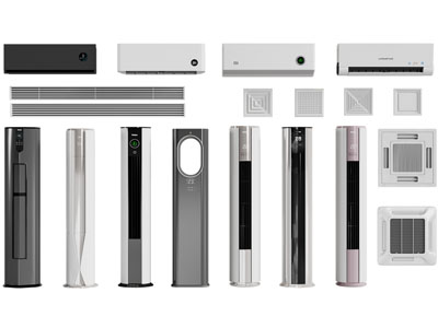 现代柱形空调 壁挂式空调