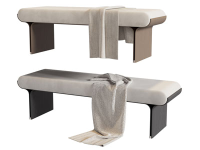 新中式长方形沙发凳子