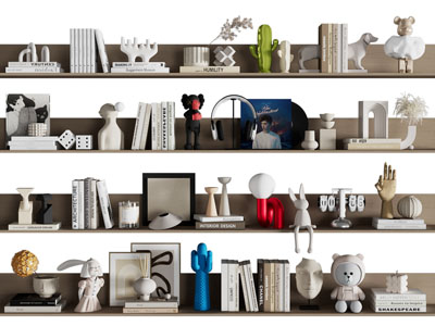 现代饰品 书本摆件组合