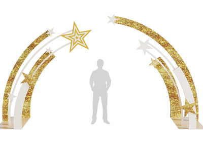 现代活动美陈 大门