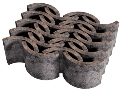 新中式瓦片 屋檐 粗糙石材