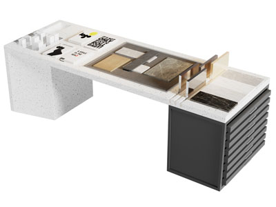 现代建筑材料展台 展示柜3d模型 现代建筑材料展台 展示柜