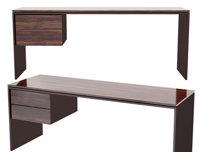 现代实木办公桌