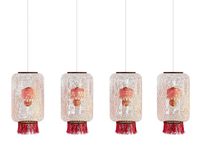 新中式灯笼吊灯