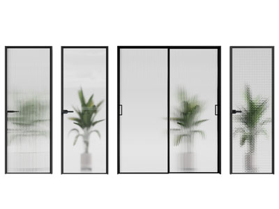 现代玻璃门 推拉门 房门