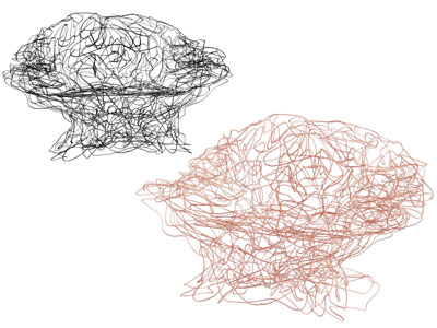 现代铁丝网单人沙发凳子