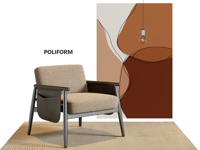 现代休闲椅子 地画