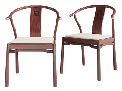 新中式休闲椅子 餐椅