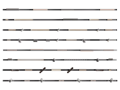 现代轨道磁吸灯 筒灯射灯