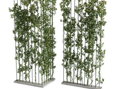现代藤蔓植物隔断3d模型 现代藤蔓植物隔断