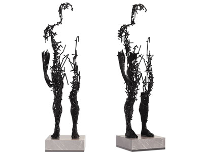 现代抽象人物雕塑雕刻摆件组合3d模型 现代抽象人物雕塑雕刻摆件组合