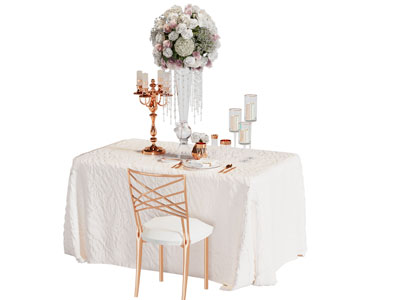 现代轻奢餐桌椅组合