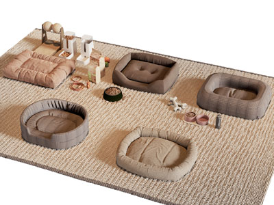 现代宠物猫窝 猫粮 生活用品