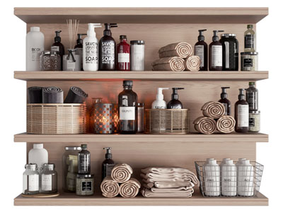 现代洗护用品 毛巾 卫浴小件