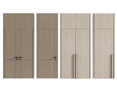 现代实木门 平开门 双开门 房门